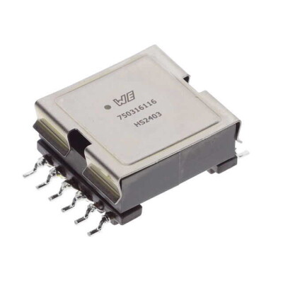 Power Over Ethernet (PoE) For For DC/DC Converters SMPS Transformer 1500Vrms Isolation 250kHz Surface Mount - 1