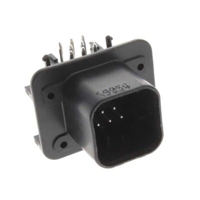 Connector Header Panel Mount, Through Hole, Right Angle 8 position 0.157