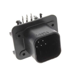 Connector Header Panel Mount, Through Hole, Right Angle 8 position 0.157