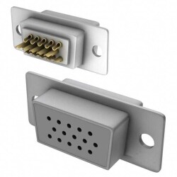 15 Position D-Sub, High Density Receptacle, Female Sockets Connector - NorComp Inc.