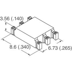 785µH Pulse Transformer 1:1 Surface Mount - Pulse Electronics (1)