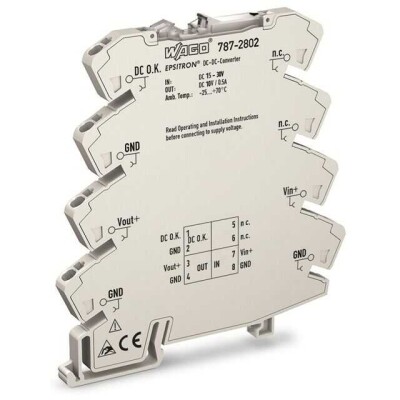 DC DIN Rail Power Supply 1 Output 10V 500mA - 1