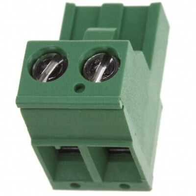 2 Position Terminal Block Plug, Female Sockets 0.200