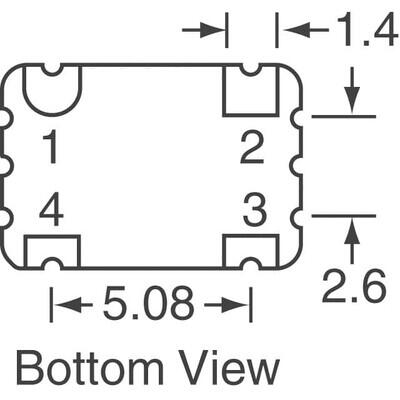 8 MHz XO (Standard) HCMOS Oscillator 5V Enable/Disable 4-SMD, No Lead - 3