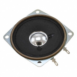 8 Ohms General Purpose Speaker 3 W 240 Hz ~ 20 kHz Top Round, Square Frame - Same Sky (Formerly CUI Devices)