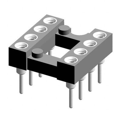 8 (2 x 4) Pos DIP, 0.3