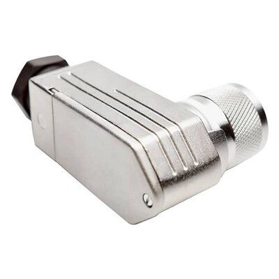 8 Position Circular Connector Plug, Female Sockets Solder Cup - 2