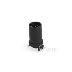 8 Position Circular Connector Insert, Male Pins Solder Eyelet(s) - TE Connectivity Erni