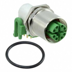 8 Position Circular Connector Jack, Female Sockets Solder - METZ CONNECT USA Inc.