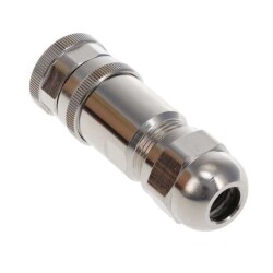 8 Position Circular Connector Plug, Female Sockets Screw - TE Connectivity AMP Connectors