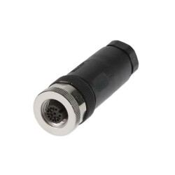 8 Position Circular Connector Plug, Female Sockets Screw - TE Connectivity AMP Connectors