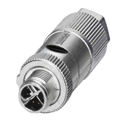 8 Position Circular Connector Plug, Male Pins IDC - Phoenix Contact