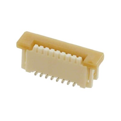 8 Position FPC Connector Contacts, Vertical - 1 Sided 0.039