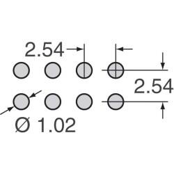 8 Position Header Connector 0.100