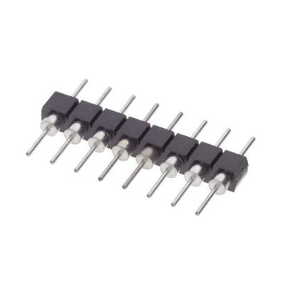 8 Position Header Connector Post Tin - 1