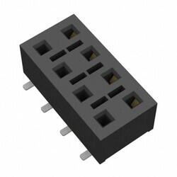8 Position Receptacle, Bottom Entry Connector Surface Mount - Samtec Inc.