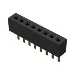 8 Position Receptacle Connector 0.039