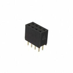 8 Position Receptacle Connector 0.100