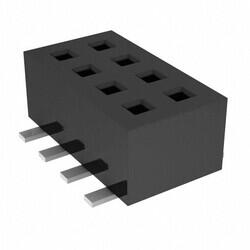8 Position Receptacle Connector Surface Mount - Samtec Inc. (1)