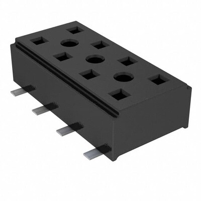 8 Position Receptacle Connector Surface Mount - 1