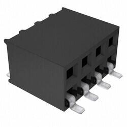 8 Position Receptacle Connector Surface Mount, Right Angle - Samtec Inc.