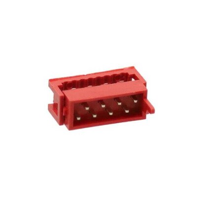 8 Position Rectangular Plug Connector IDC Tin - 1