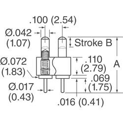 8 Position Spring Piston Connector Through Hole - 3