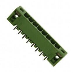 8 Position Terminal Block Header, Male Pins, Shrouded (4 Side) 0.138