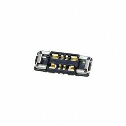 8 (4 + 4 Power) Position Connector Receptacle, Center Strip Contacts Surface Mount Gold - 1