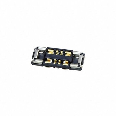 8 (4 + 4 Power) Position Connector Receptacle, Center Strip Contacts Surface Mount Gold - 1