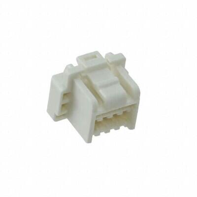8 Rectangular Connectors - Housings Plug Beige 0.059