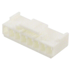 8 Rectangular Connectors - Housings Receptacle Natural 0.156
