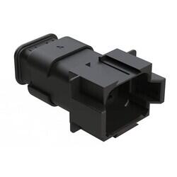 8 Rectangular Connectors - Housings Receptacle Black - Amphenol Sine Systems Corp