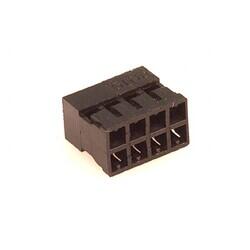 8 Rectangular Connectors - Housings Receptacle Black 0.079