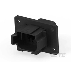 8 Rectangular Connectors - Housings Receptacle Gray - TE Connectivity Deutsch Connectors