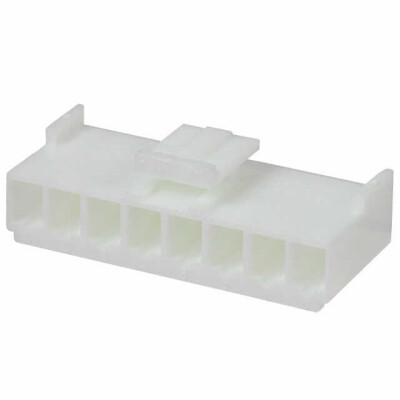 8 Rectangular Connectors - Housings Receptacle Natural 0.156