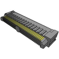 80 Position Connector Header, Center Strip Contacts Surface Mount Gold - Samtec Inc. (1)