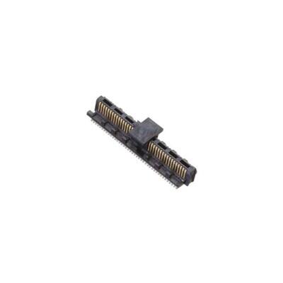 80 Position Connector Header, Center Strip Contacts Surface Mount Gold - 1