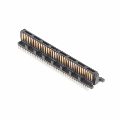 80 Position Connector Header, Center Strip Contacts Surface Mount Gold - 1