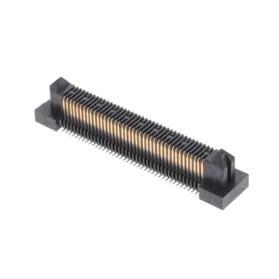 80 Position Connector Header, Outer Shroud Contacts Surface Mount Gold - 1