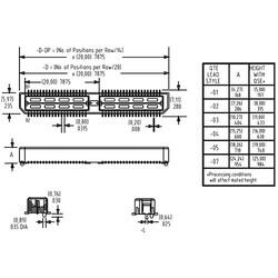 80 Position Connector Header, Outer Shroud Contacts Surface Mount Gold - 3