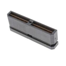 80 Position Connector Header, Outer Shroud Contacts Surface Mount Gold - Samtec Inc.