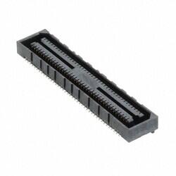 80 Position Connector Receptacle, Center Strip Contacts Surface Mount Gold - Samtec Inc.