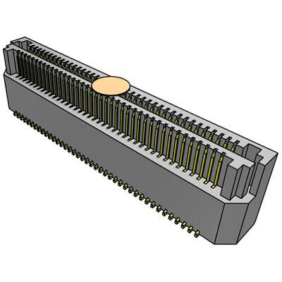80 Position Connector Self Mating, Non-Gendered Surface Mount Gold - 1