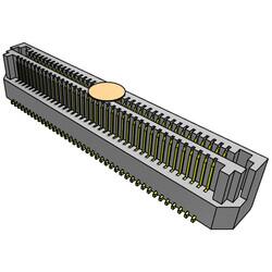 80 Position Connector Self Mating, Non-Gendered Surface Mount Gold - Samtec Inc.