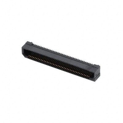 80 Position Connector Socket, Outer Shroud Contacts Surface Mount Gold - 1