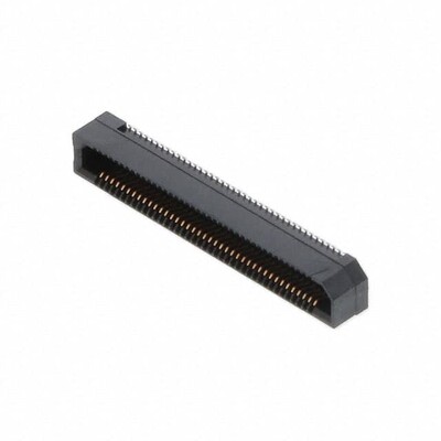 80 Position Connector Socket, Outer Shroud Contacts Surface Mount Gold - 1