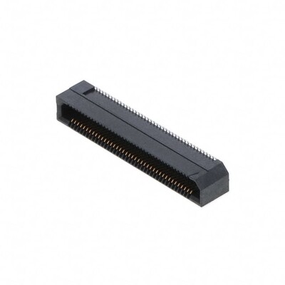 80 Position Connector Socket, Outer Shroud Contacts Surface Mount Gold - 1