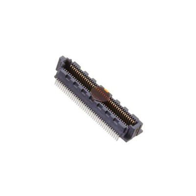 80 Position Connector Socket, Outer Shroud Contacts Surface Mount Gold - 1