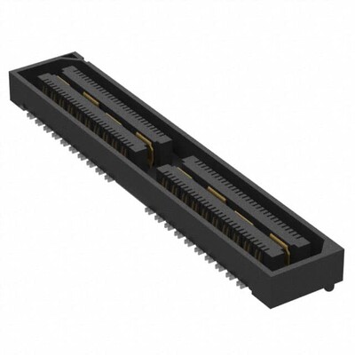 80 Position Connector Differential Pair Array, Female Surface Mount Gold - 1